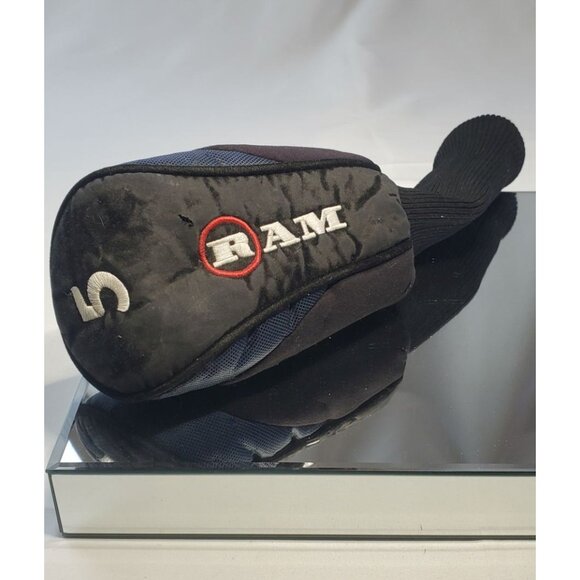 Ram Driver Golf Club Head Cover #5 Black - Picture 1 of 8